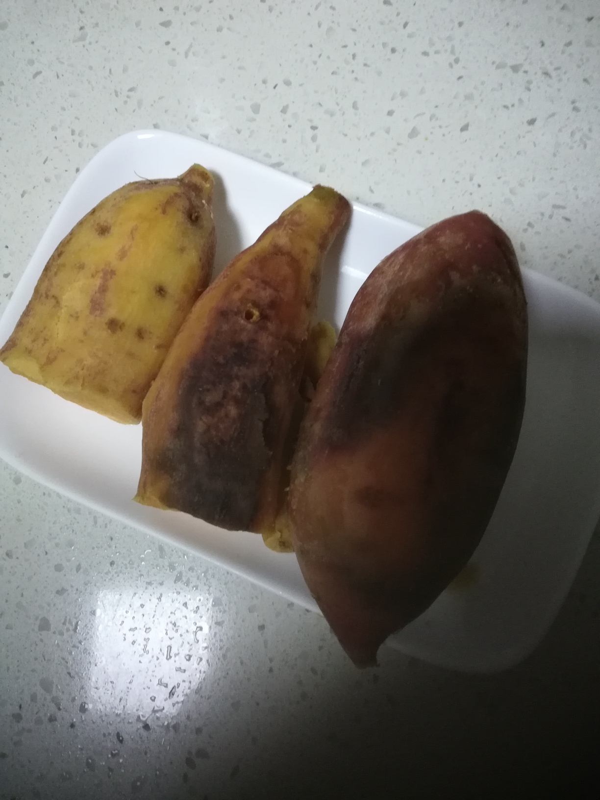 电饭煲版焗红薯的做法 步骤9