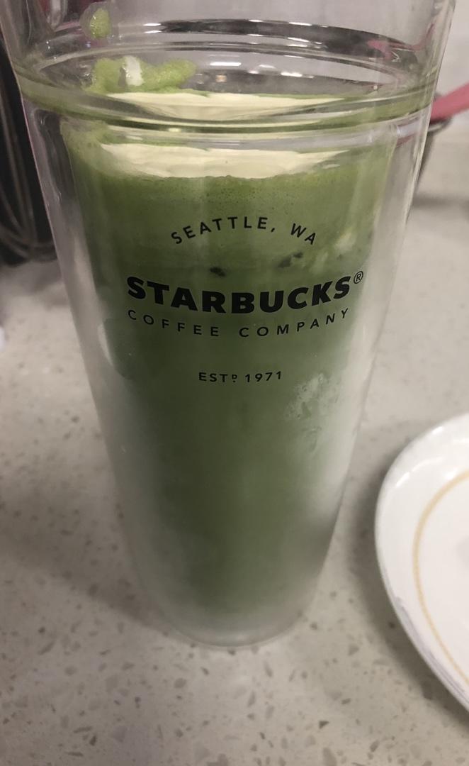 抹茶星冰乐(星爸爸同款，抹茶拿铁，宇治抹茶奶盖)