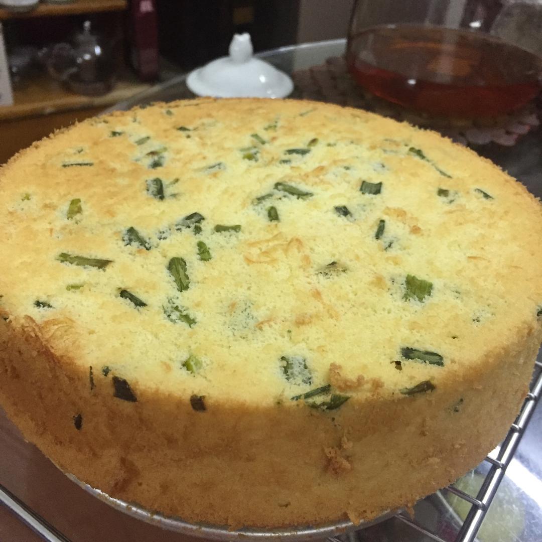 咸香戚风经典——黄金葱香肉松戚风