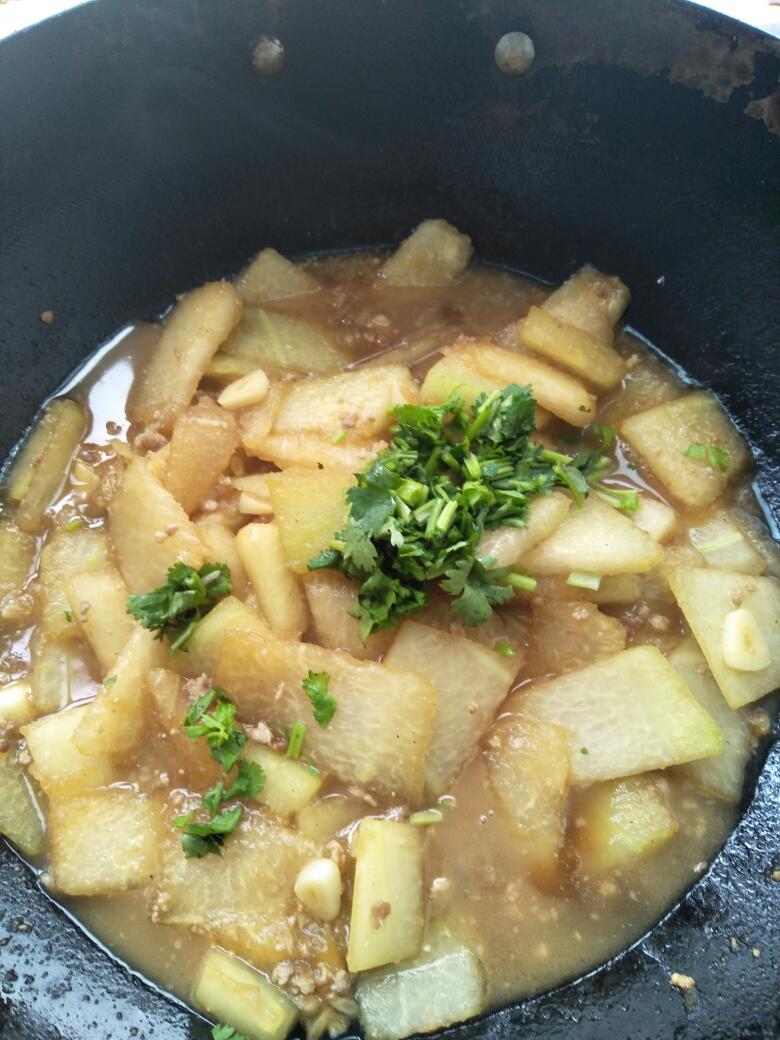 肉沫炒冬瓜