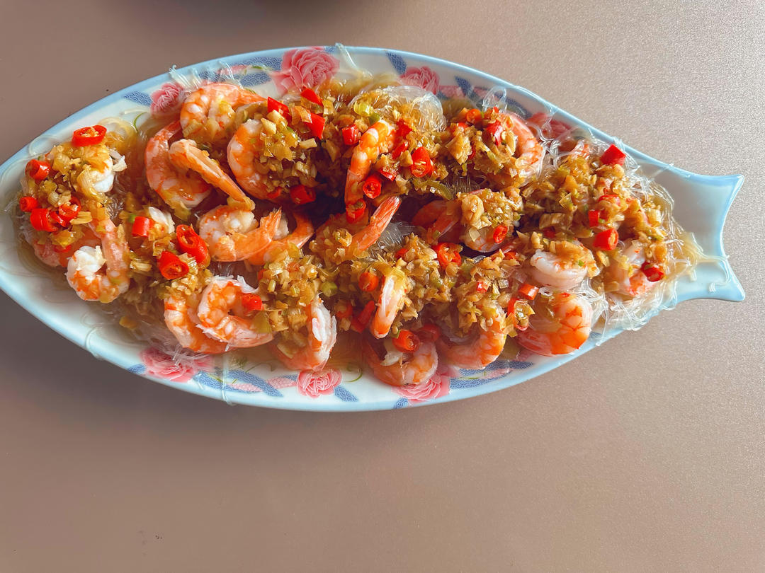 蒜蓉粉丝蒸虾