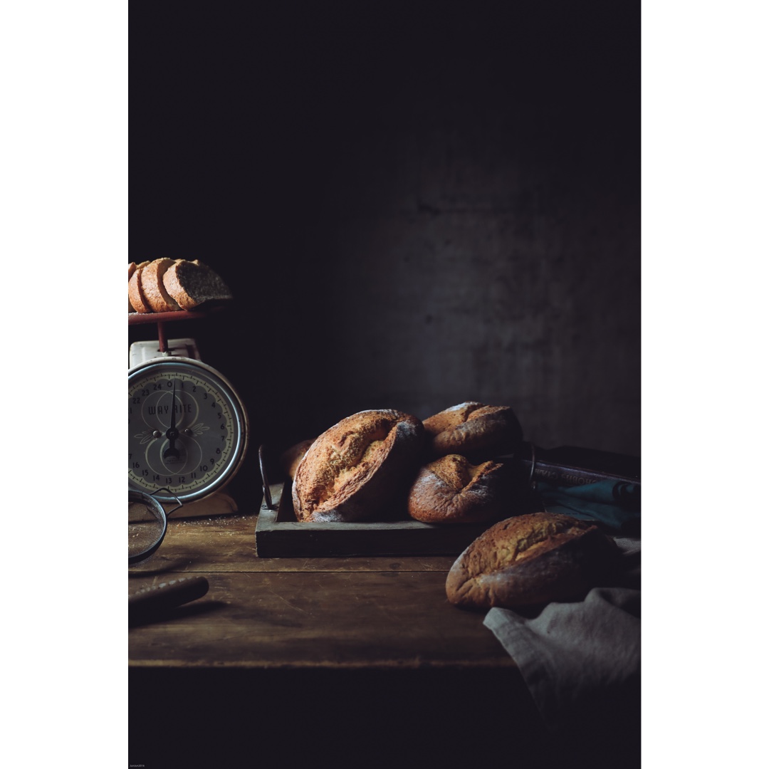 全麦核桃包～软欧包