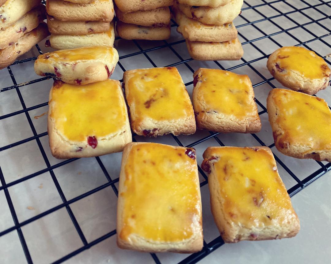 酥到掉渣的「蔓越莓奶酥」的做法