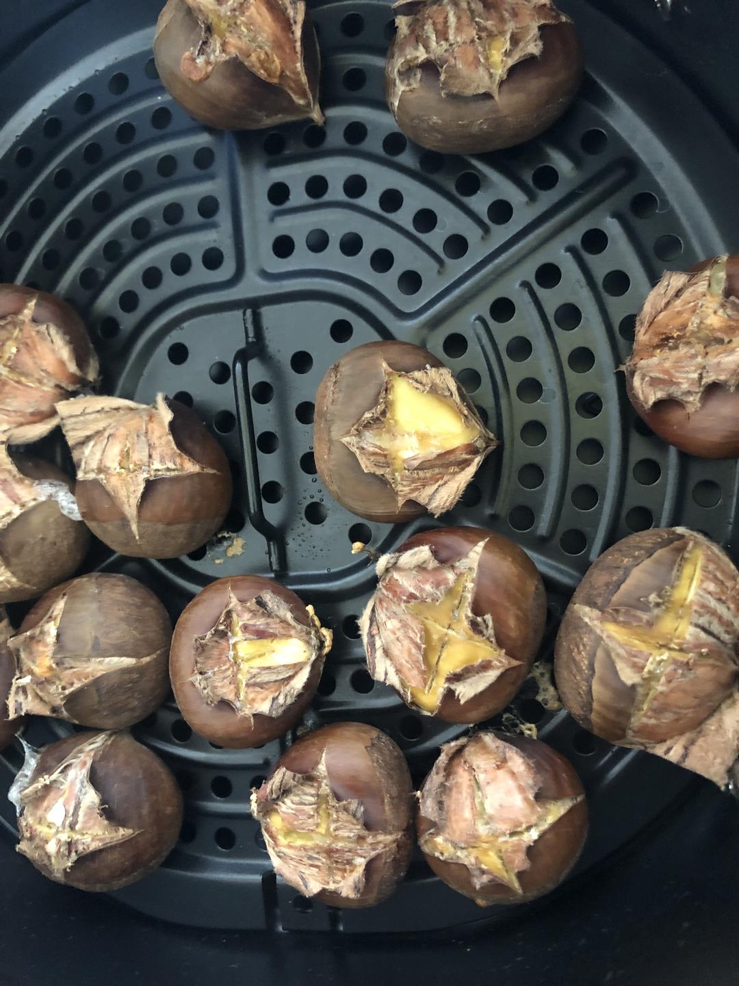 空气炸锅烤栗子