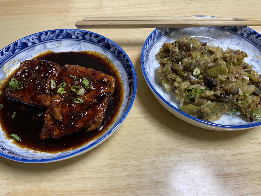 中式照烧三文鱼，即使全熟也好吃【喃猫料理日常】