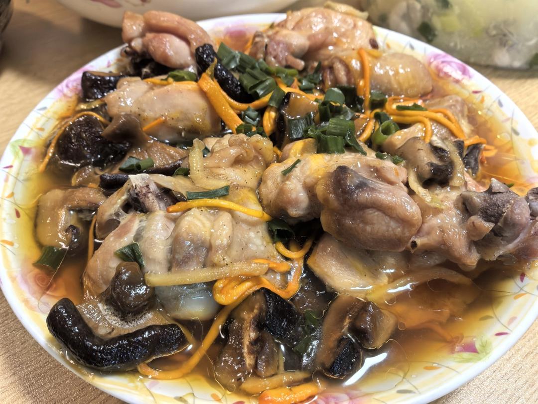 香菇蒸鸡