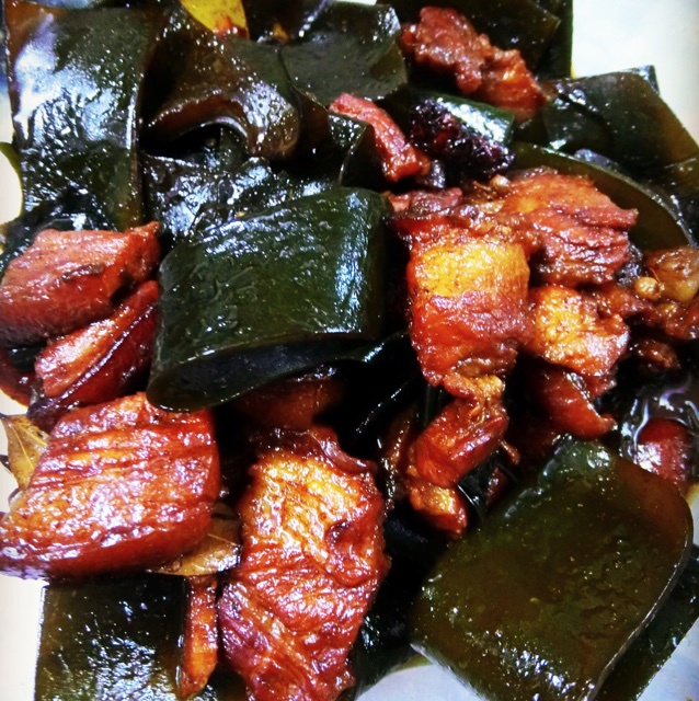 土豆海带烧肉