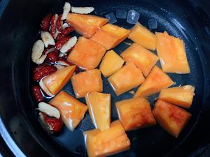 超简易版•木瓜炖牛奶的做法 步骤2