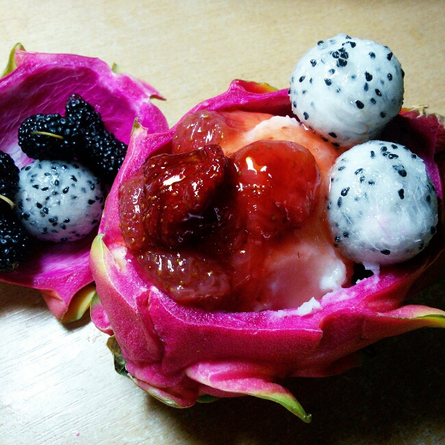蓝莓山药泥