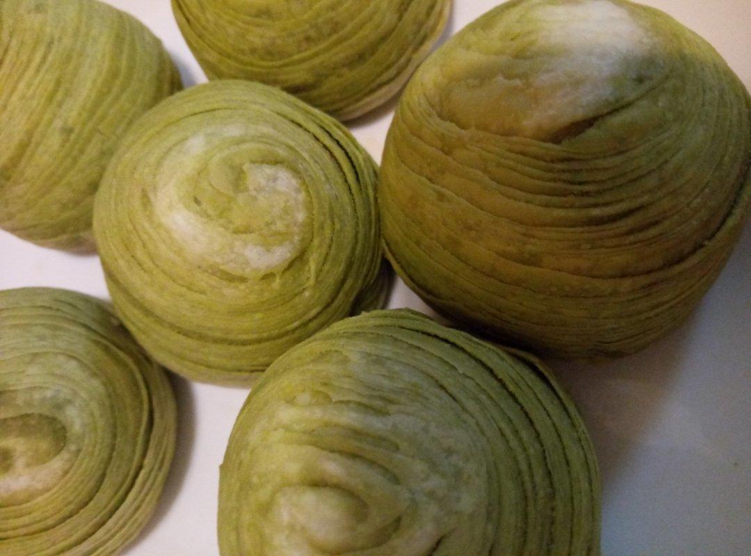 蛋黄酥~紫薯、抹茶、原味~花好月圆，中秋快乐~内附一次做六色蛋黄酥方法~