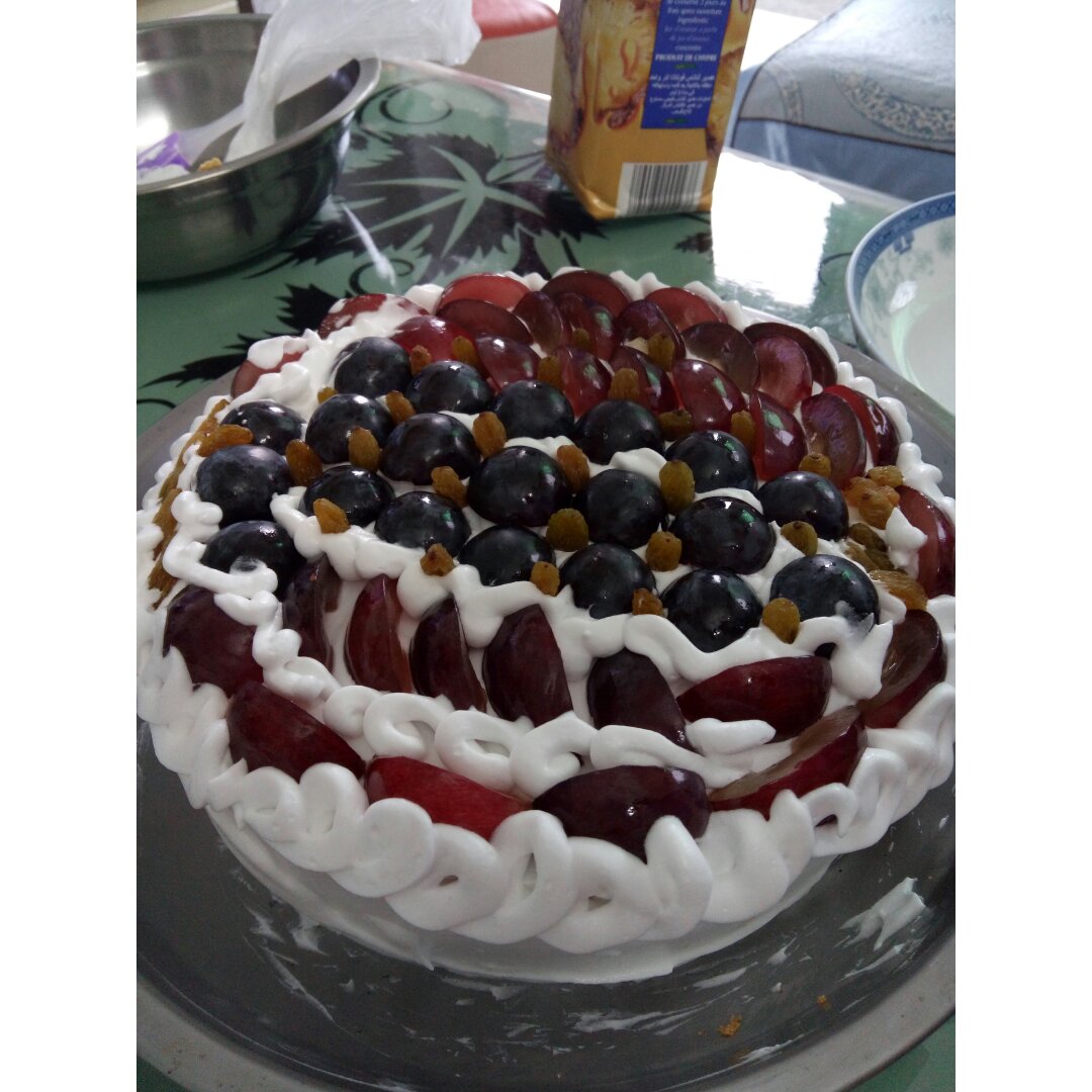 简单好做的8寸戚风蛋糕