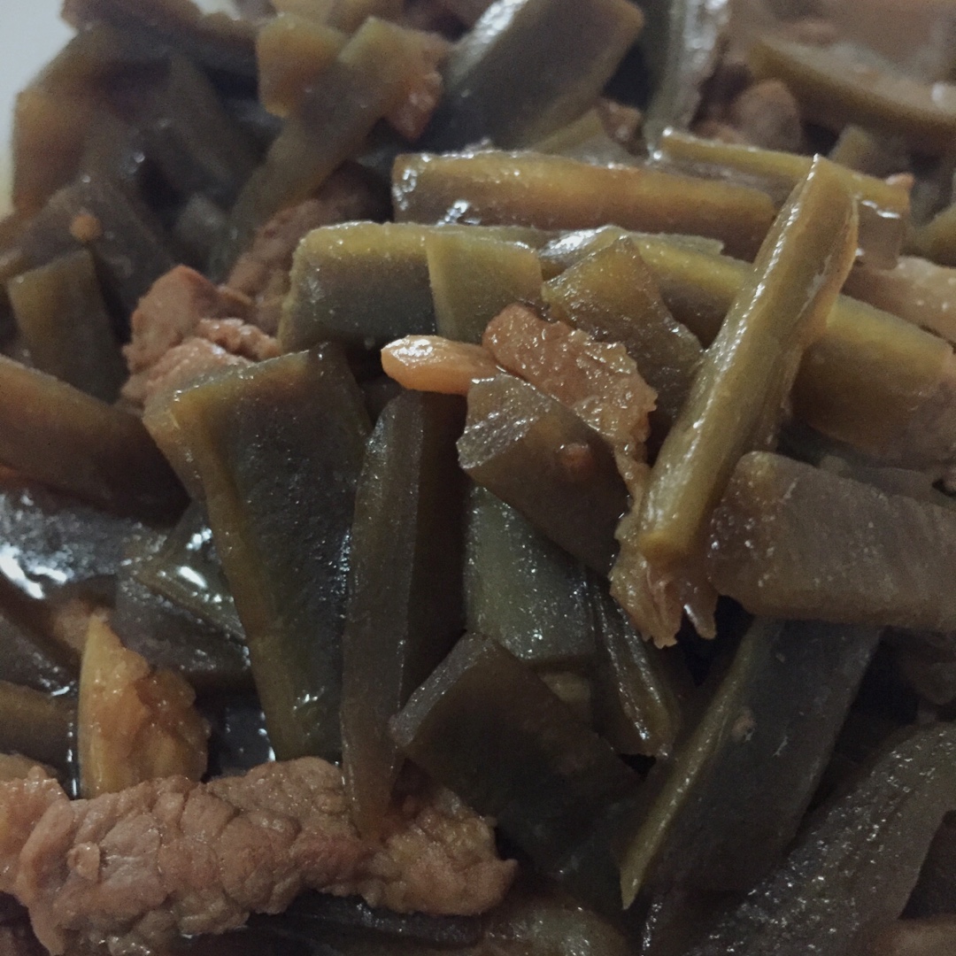 广式烧肉焖贡菜