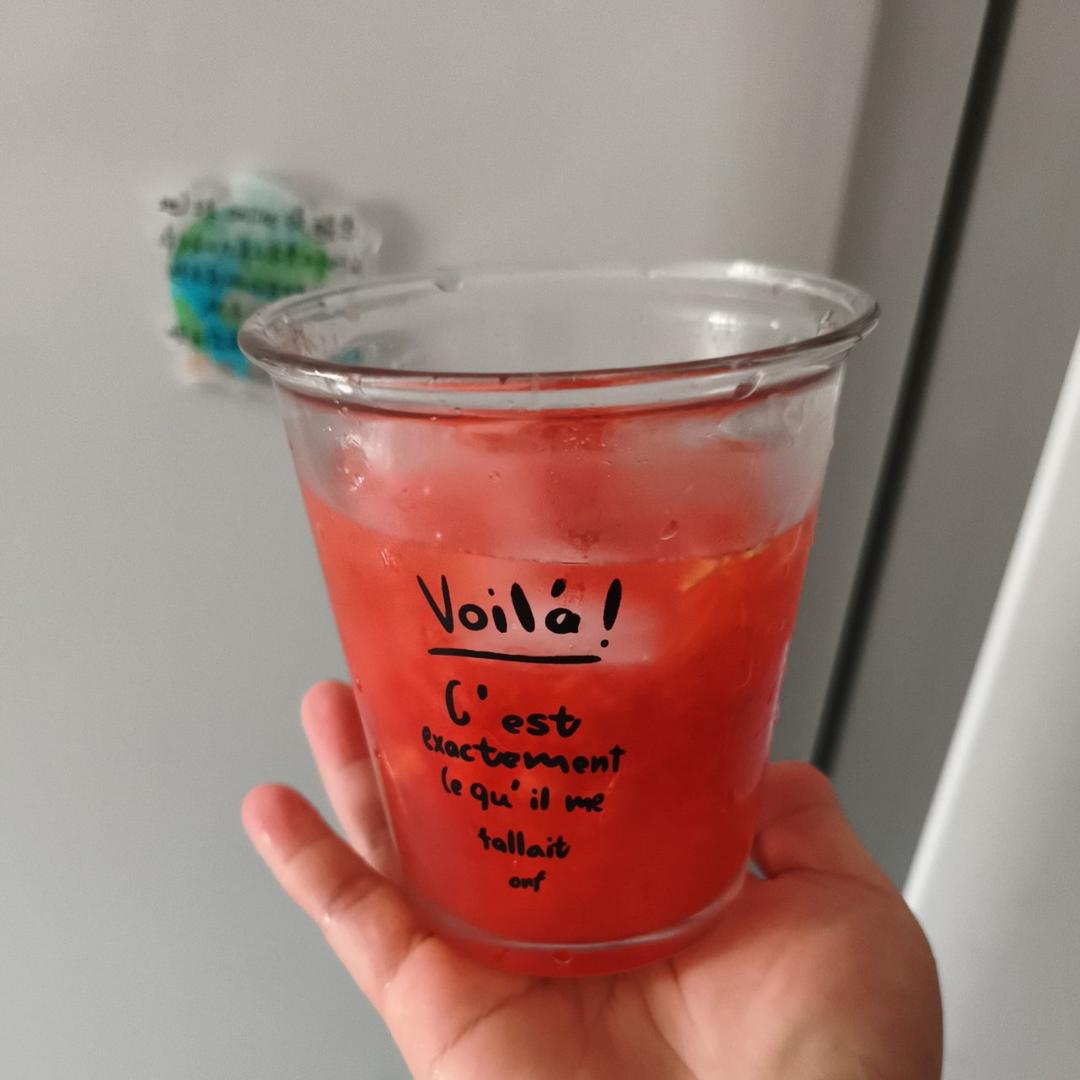 这个西瓜椰子水，好喝我已经说腻了