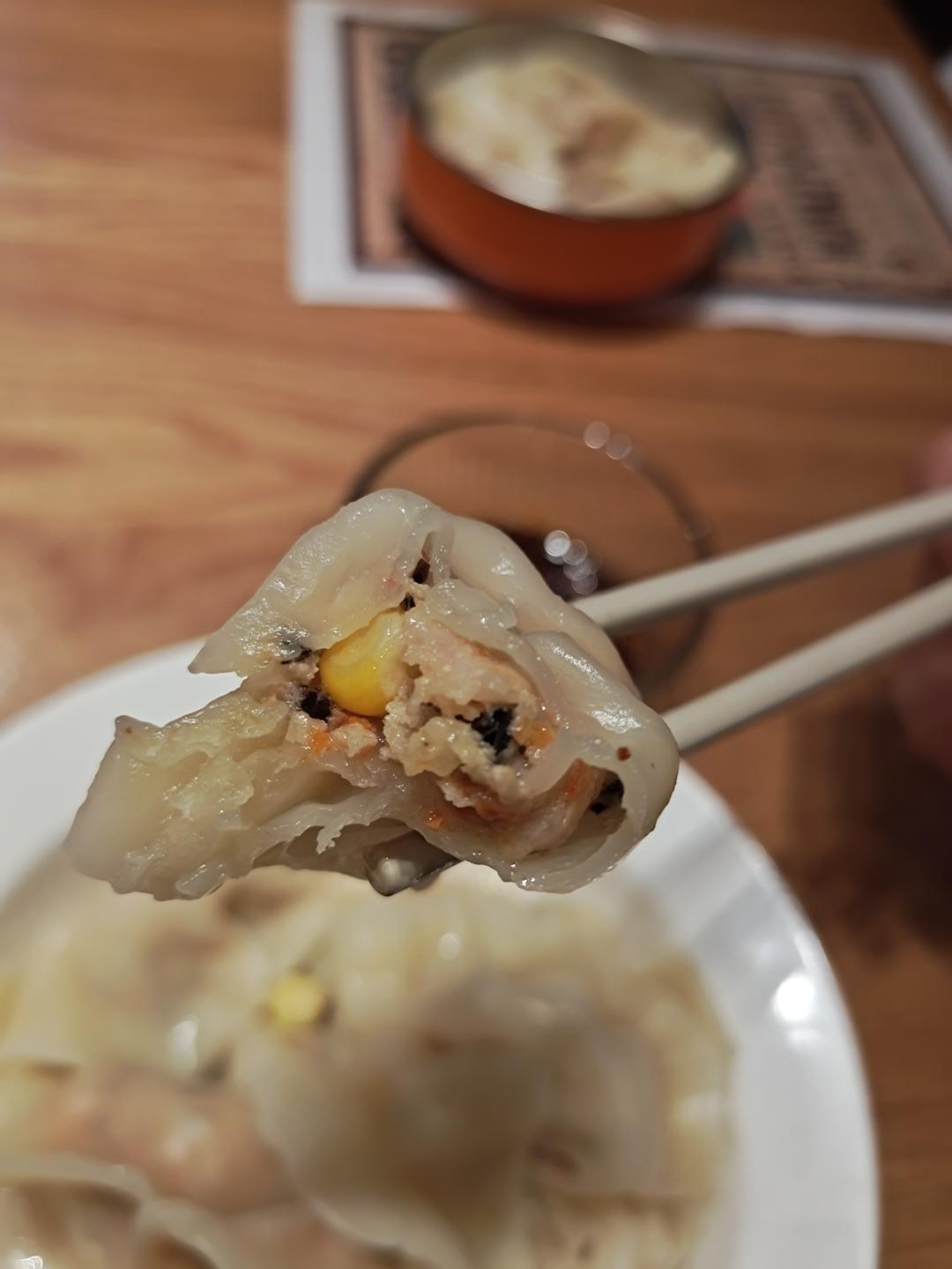 分享一个好吃的饺子馅（类似于湾仔码头的玉米鲜肉饺子馅）