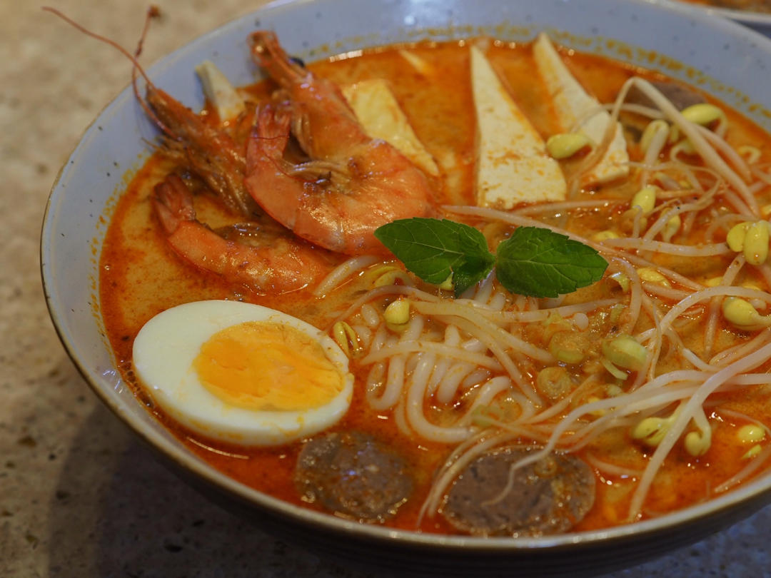 venush做的娘惹海鲜叻沙laksa