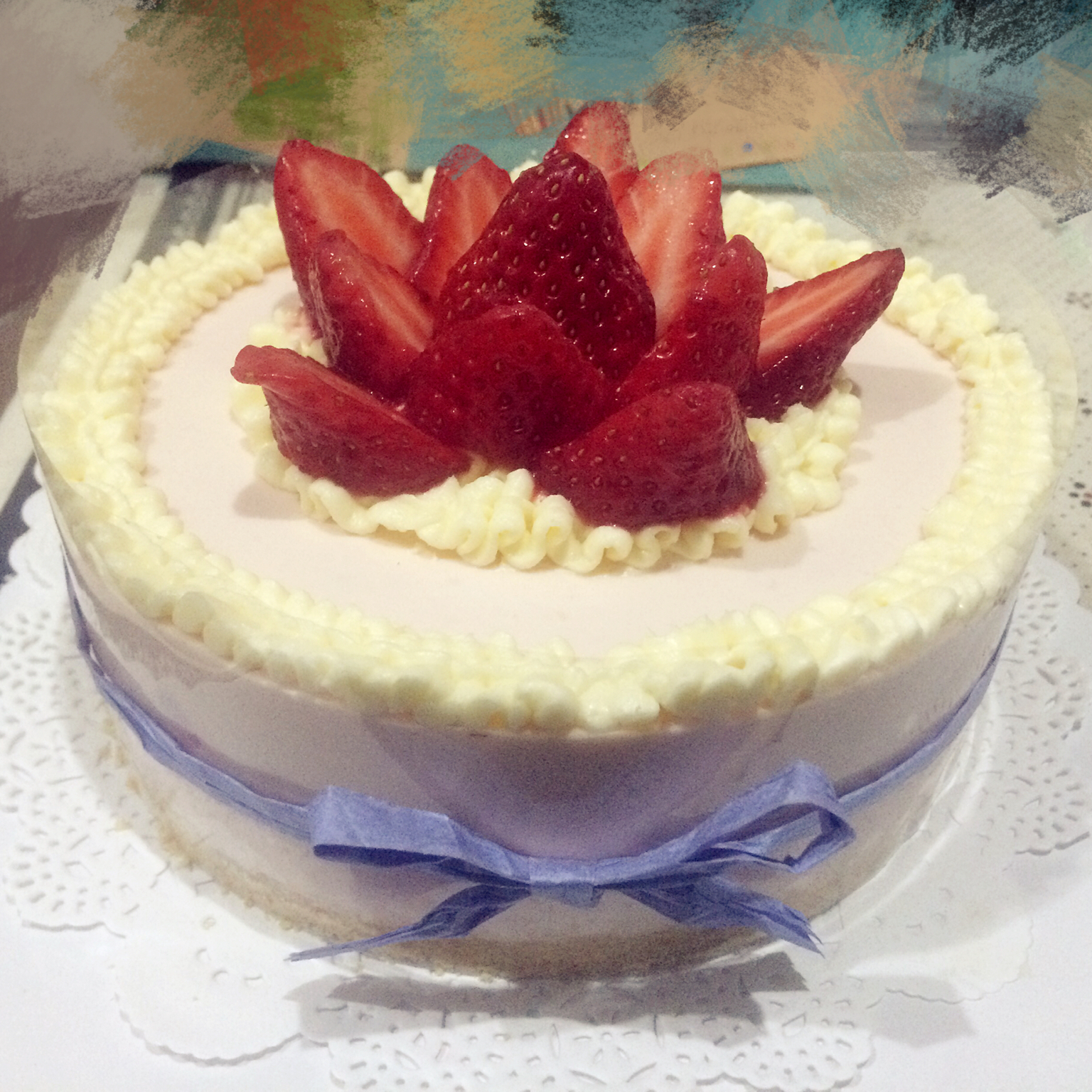 《Tinrry下午茶》教你做草莓芝士慕斯（6寸配方）