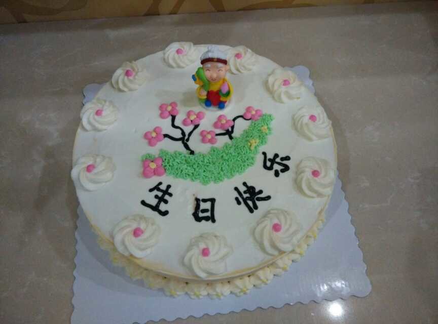 料超足的芒果慕斯蛋糕