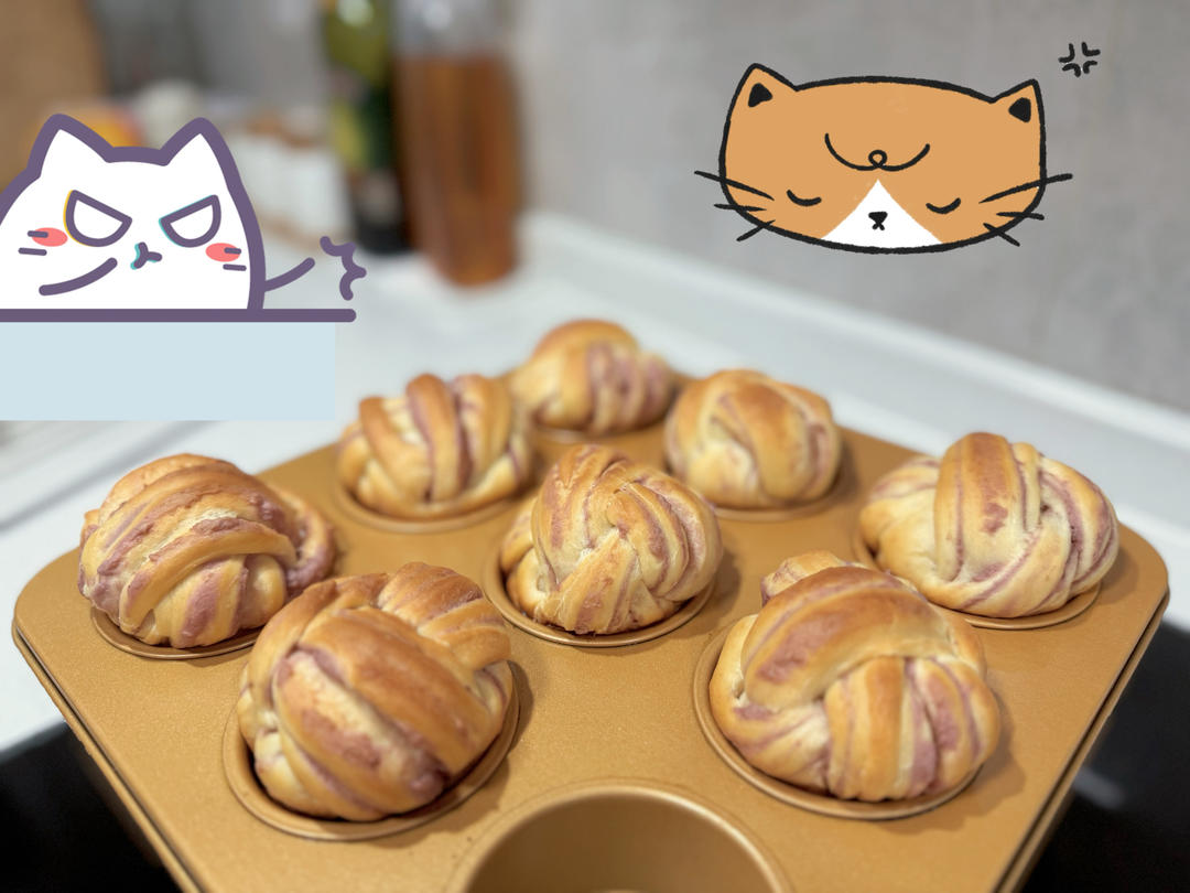 mini奶香芋泥小吐司