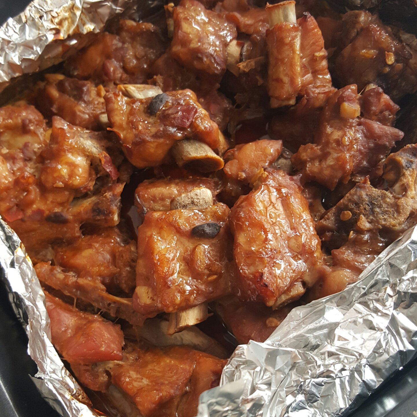 锡纸烤排骨