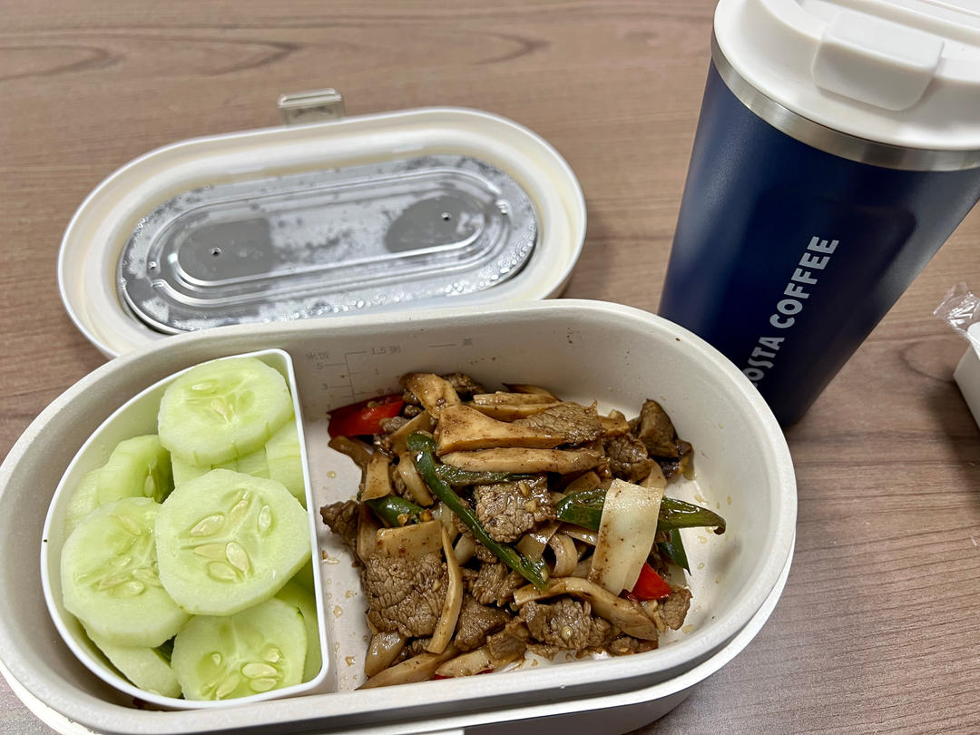 杏鲍菇炒牛柳