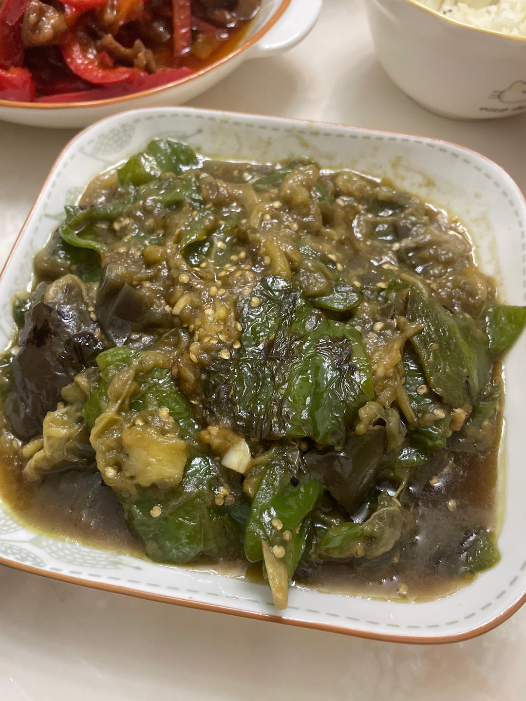 辣椒炒茄子