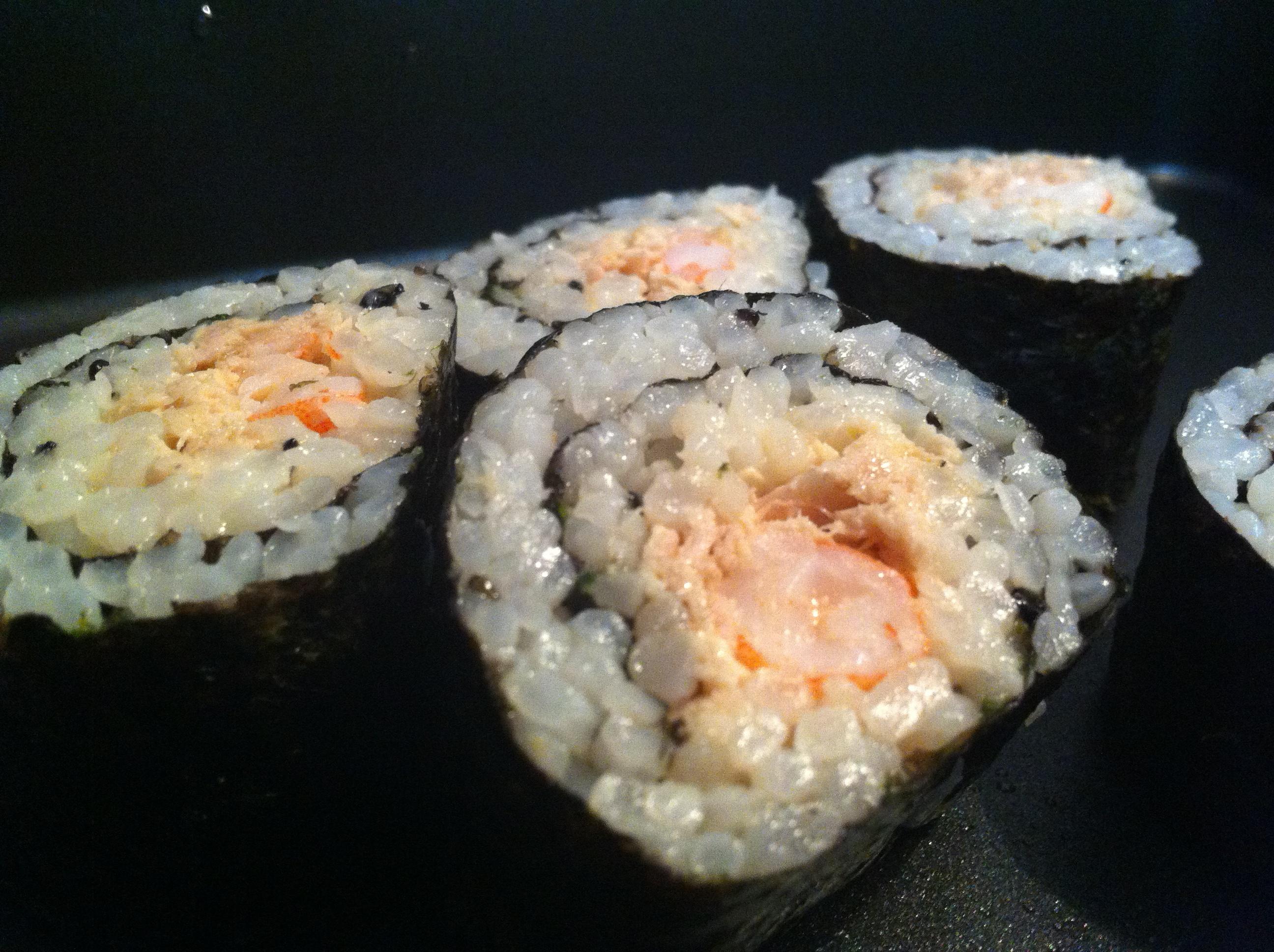 金枪鱼鲜虾寿司的做法