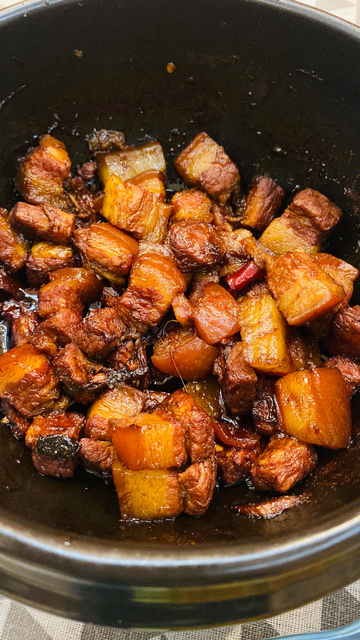不硬不柴、果味红烧肉