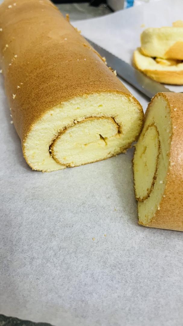 原味基础蛋糕卷(小五卷)
