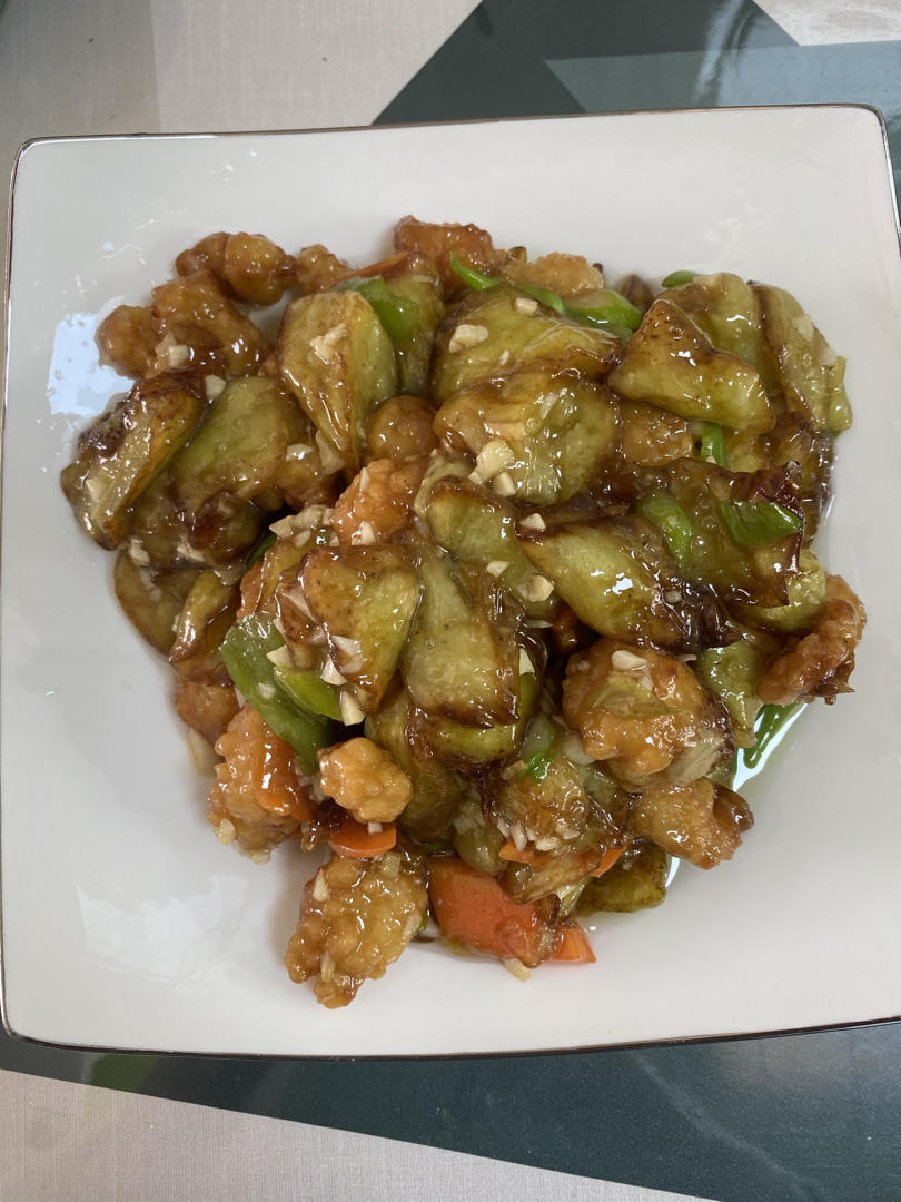 溜肉段烧茄子（东北硬菜呀哈哈）