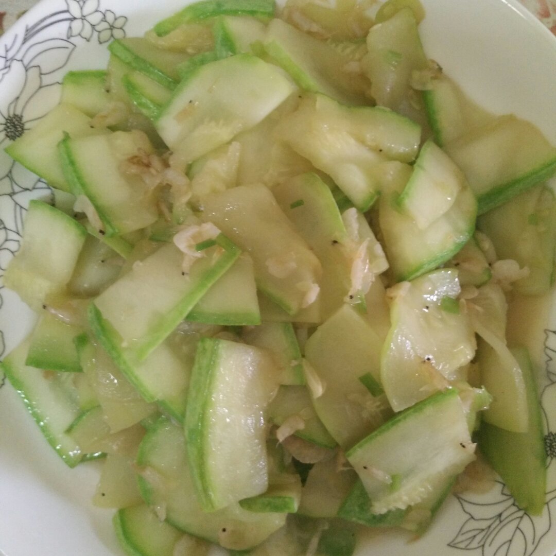 虾皮清炒西葫芦