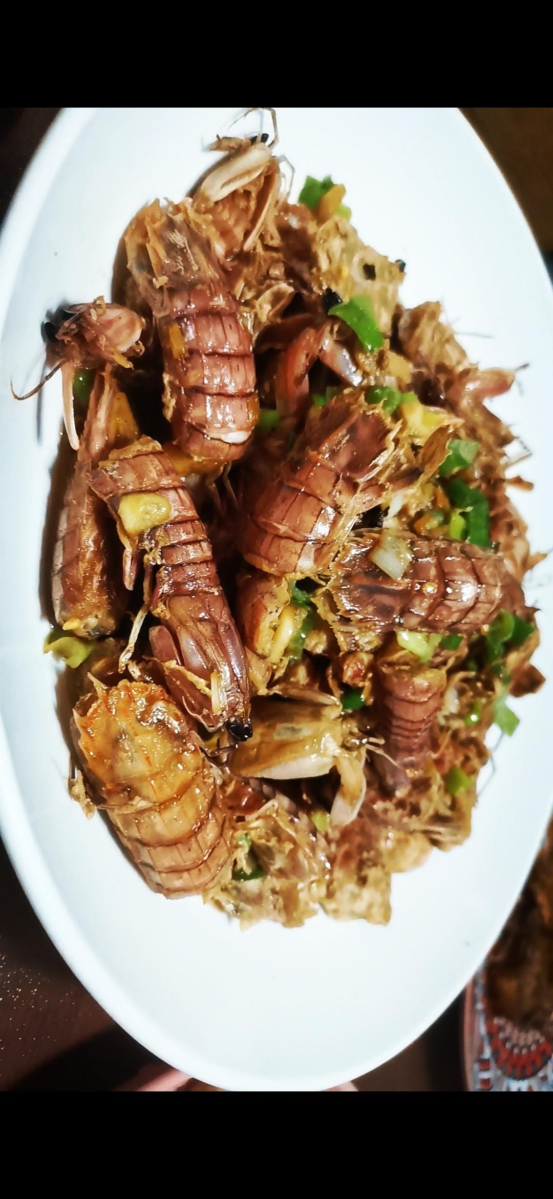 清蒸爬虾