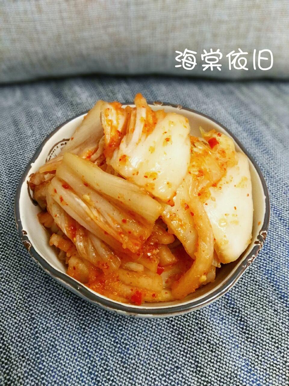 自制辣白菜的做法