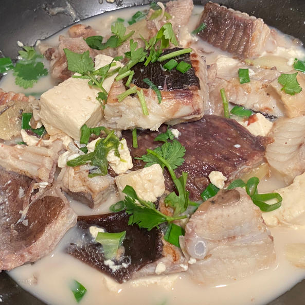 老板鱼炖豆腐