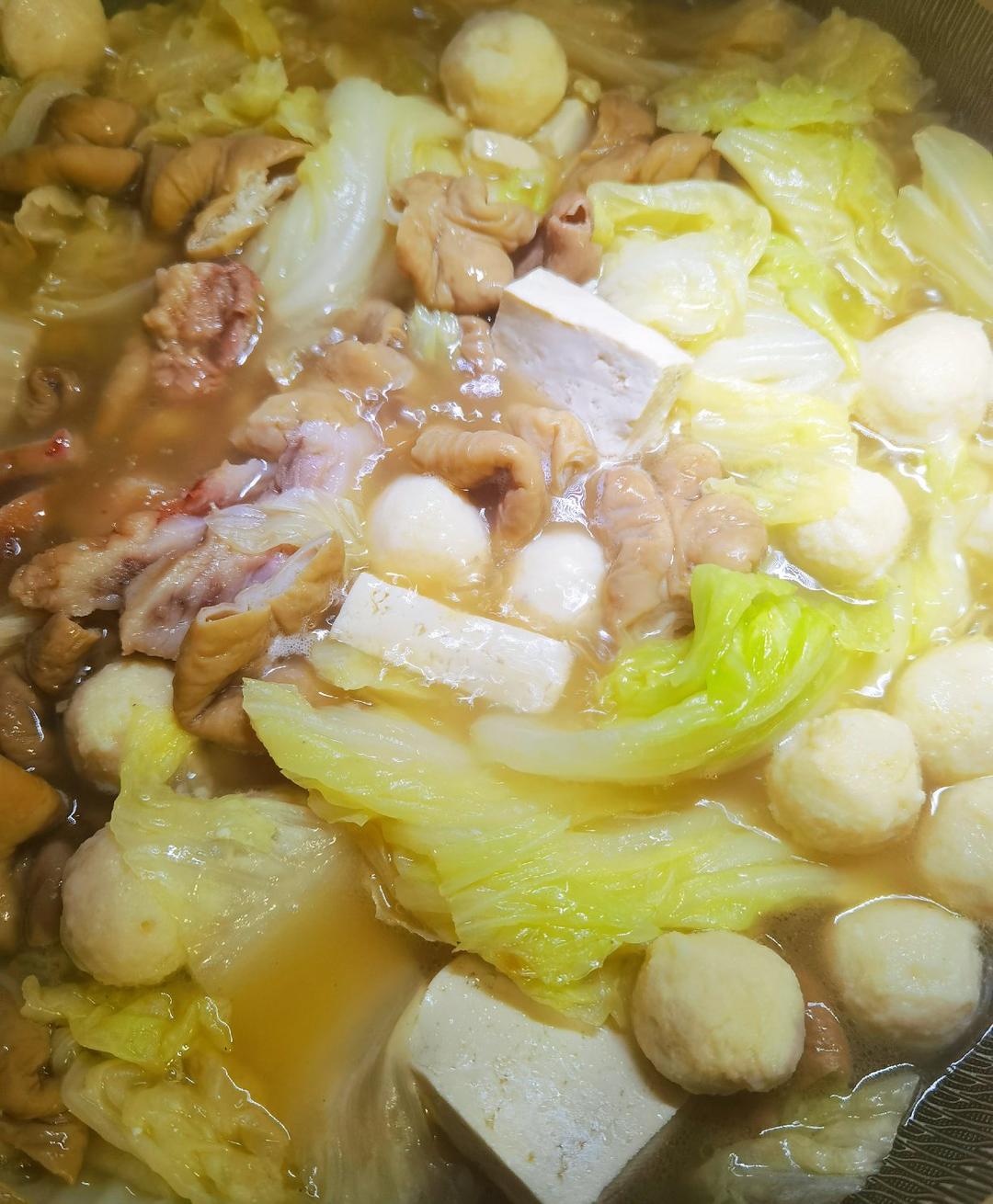 冬季家常菜：白菜炖豆腐