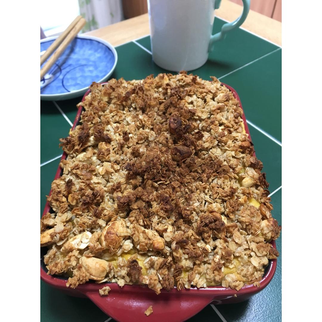 粉糯红薯泥配燕麦酥丨健康·三餐