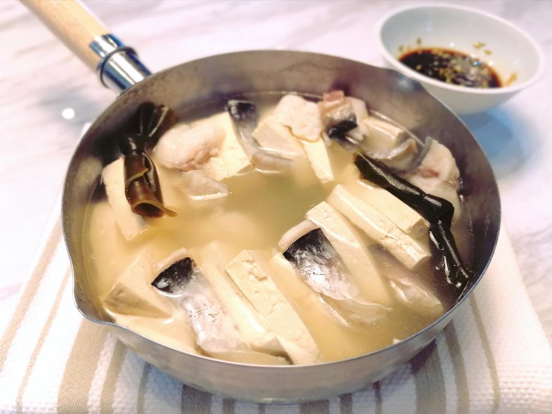 豆腐鱼片汤  配简易版土佐酱油的做法
