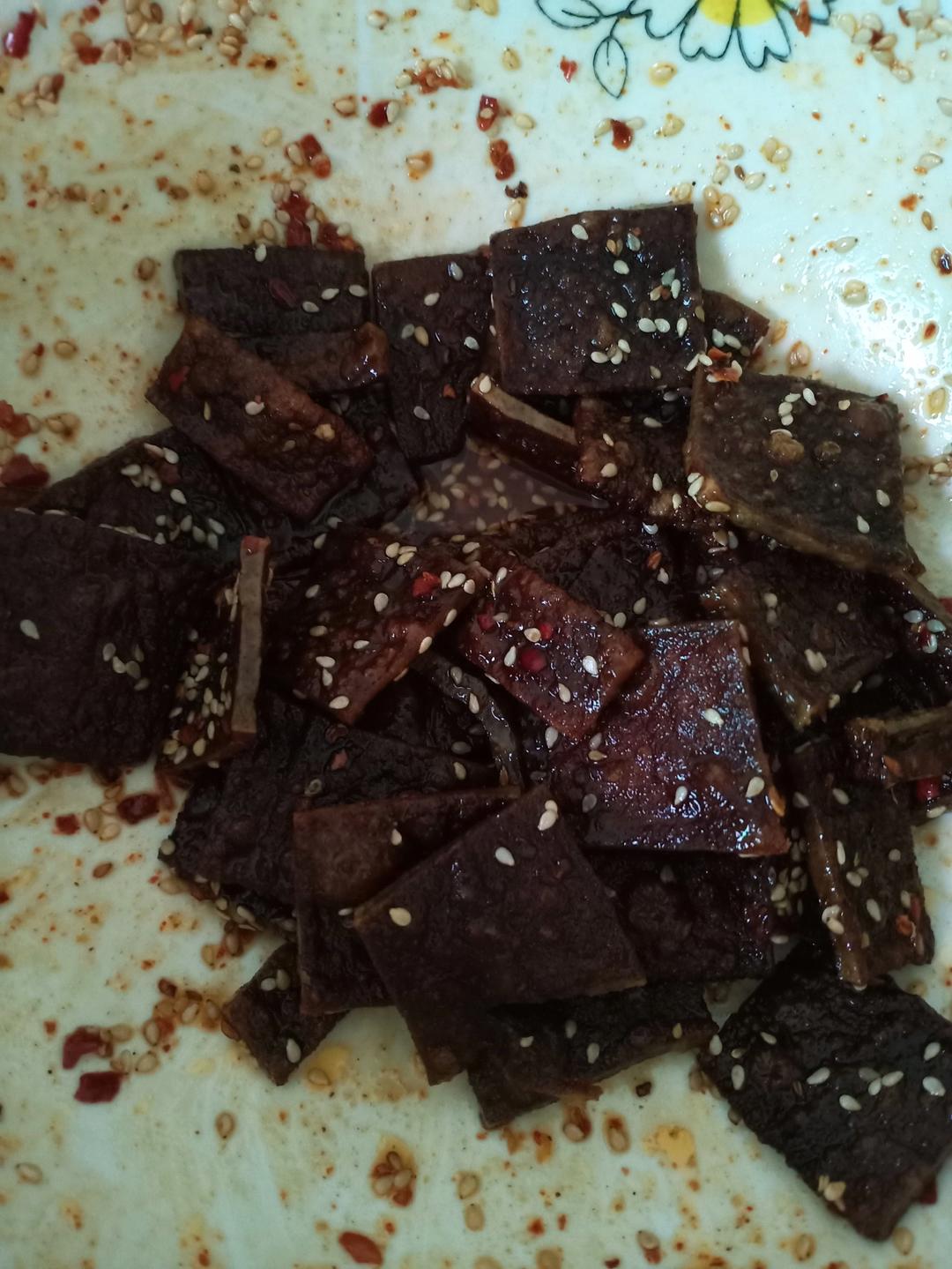 下酒解馋小零食之麻辣豆干