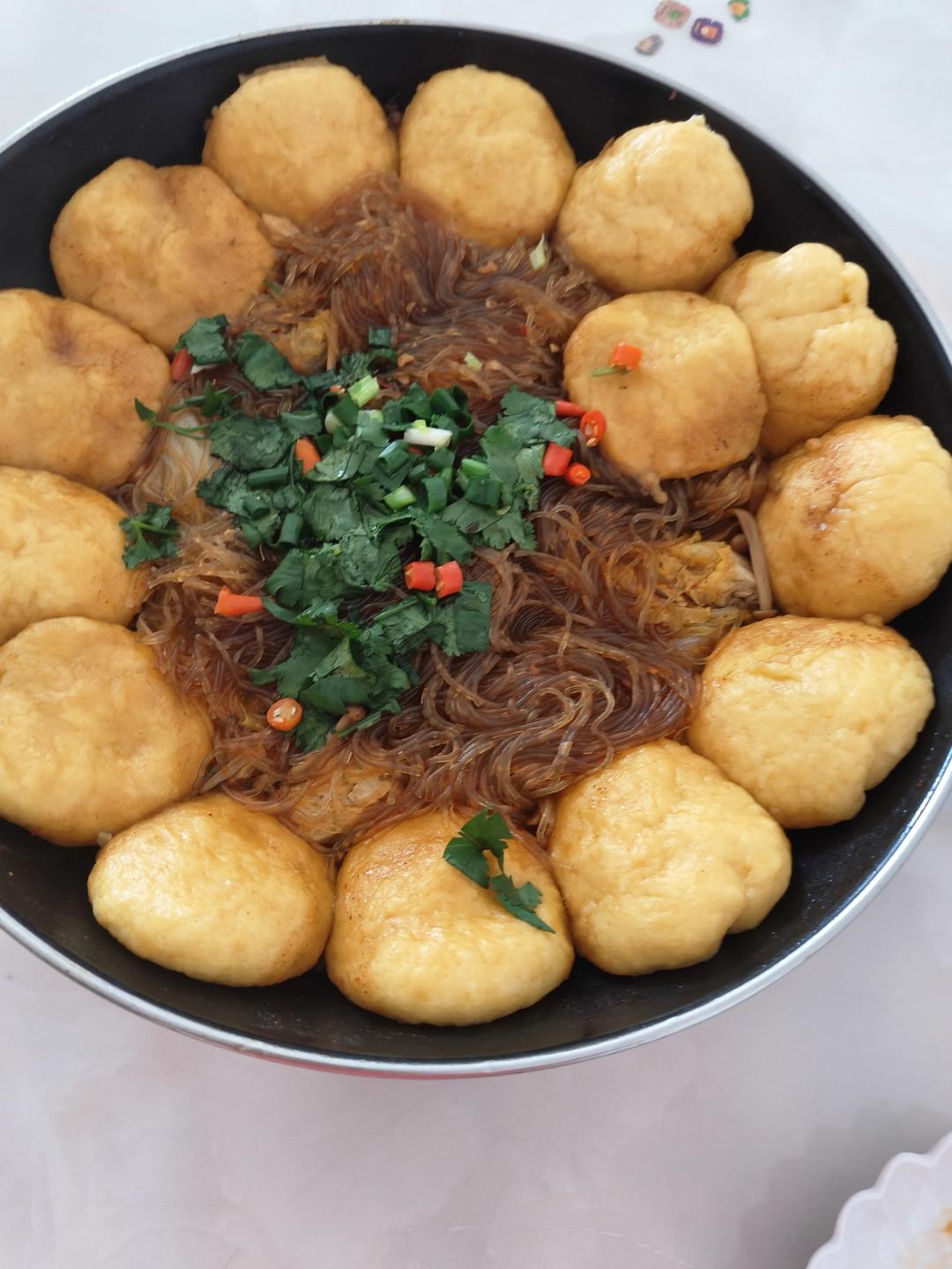 乡村鱼锅贴玉米饼子