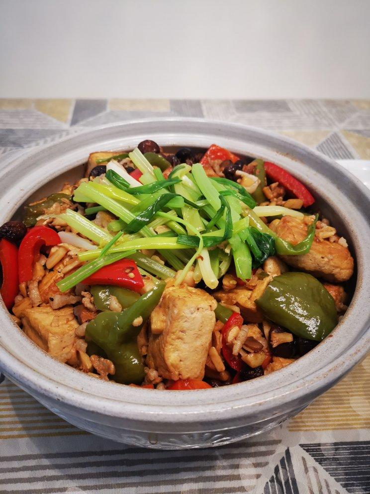 冬菇瑶柱豆腐煲