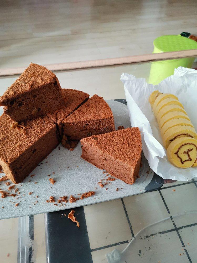 8寸可可戚风蛋糕