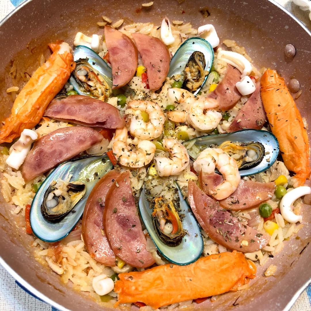 【曼食慢语】Seafood Paella 西班牙海鲜饭