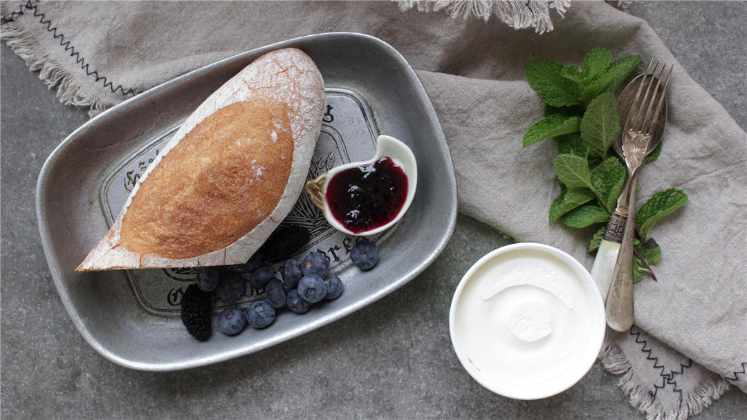 纯奶手撕吐司的做法 步骤1