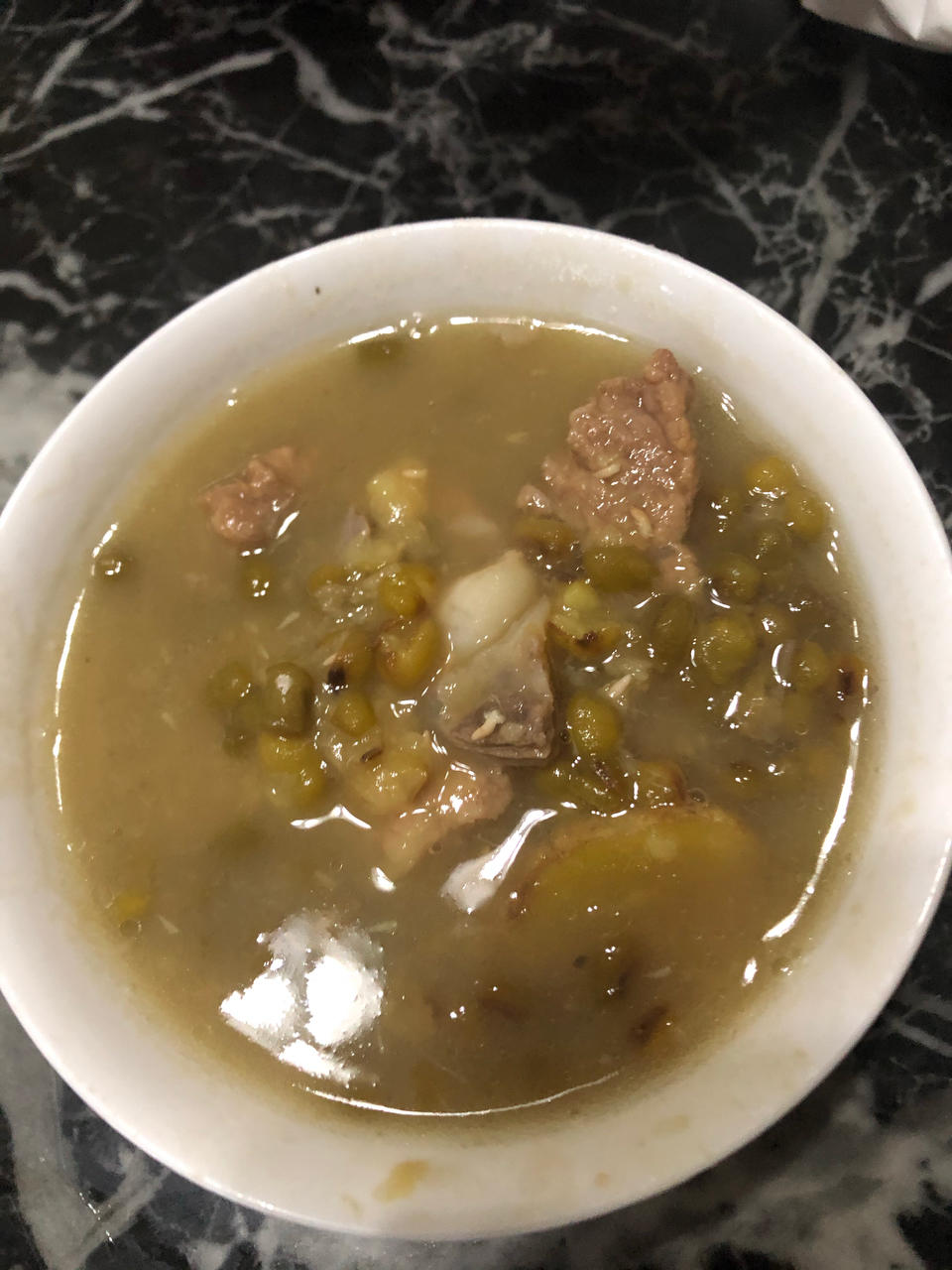 清火 绿豆排骨汤