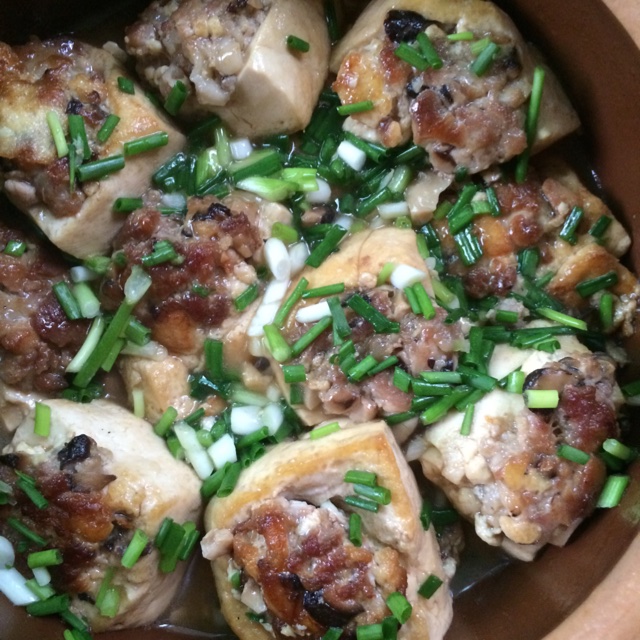 酿豆腐 豆腐箱 Tofu with Pork Mince Filling