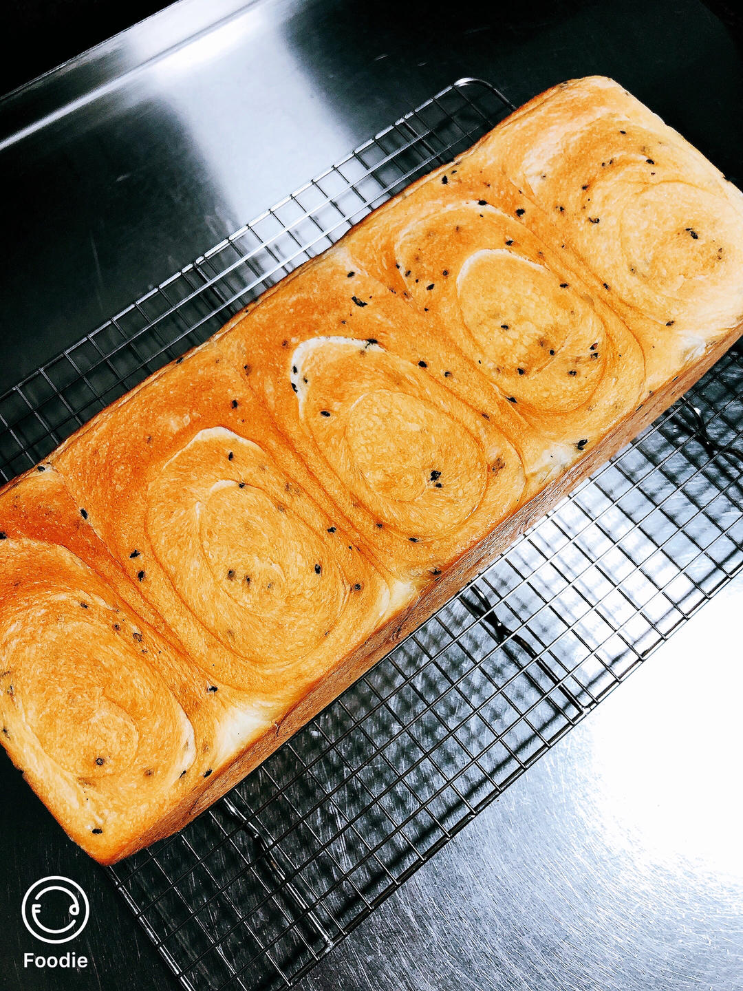 咸盐黑芝麻吐司