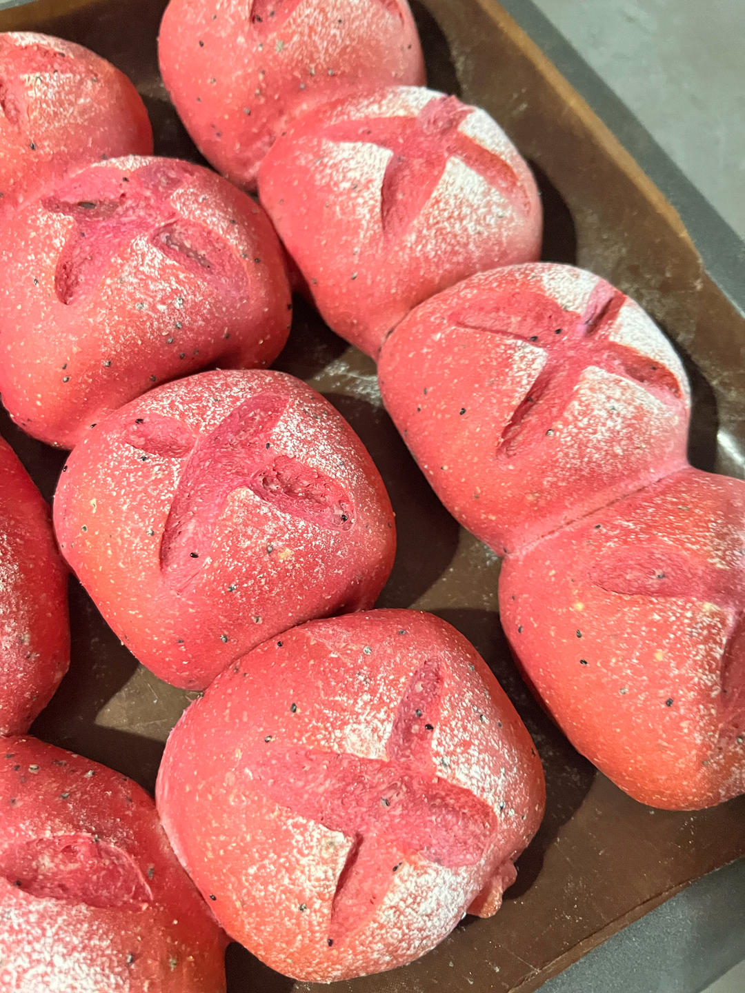 火龙果云朵面包