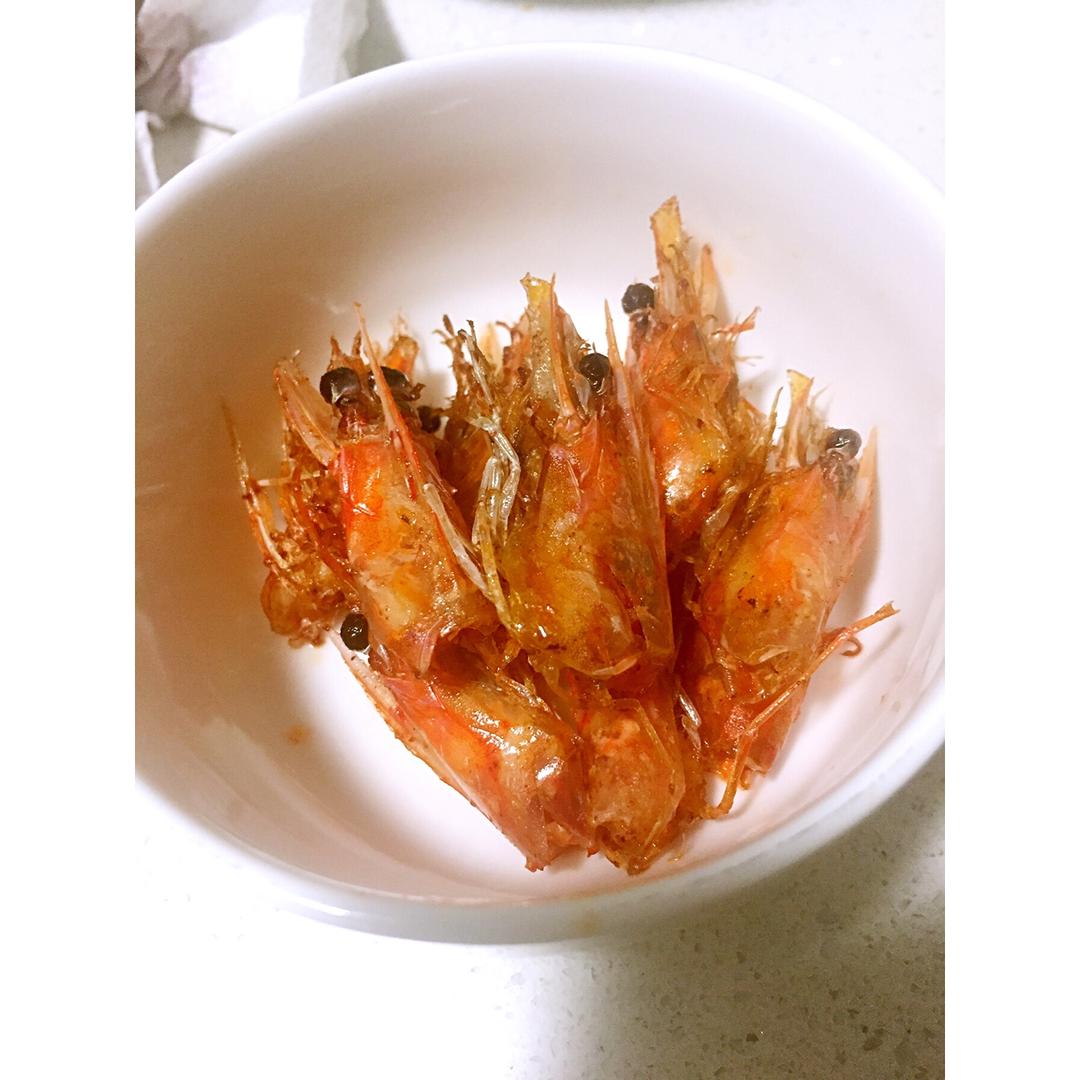 sprite633做的熬虾油炸虾头