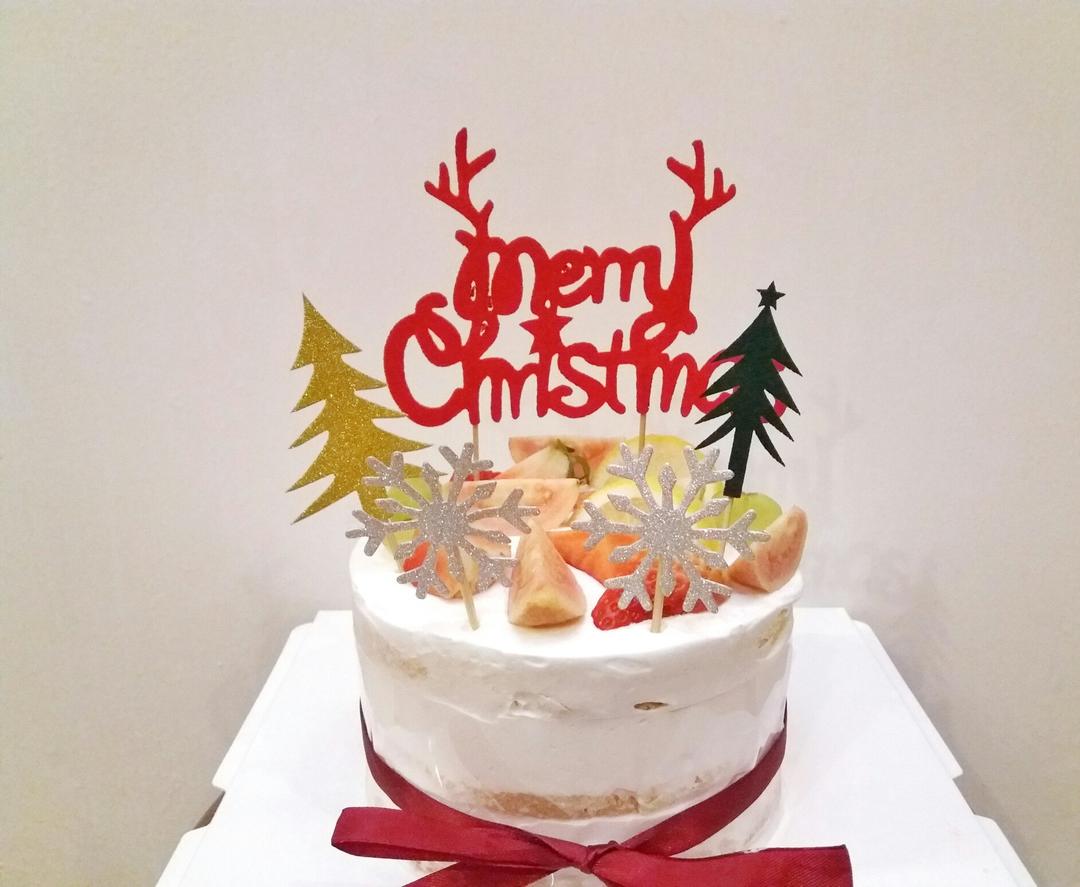 清新水果裸蛋糕