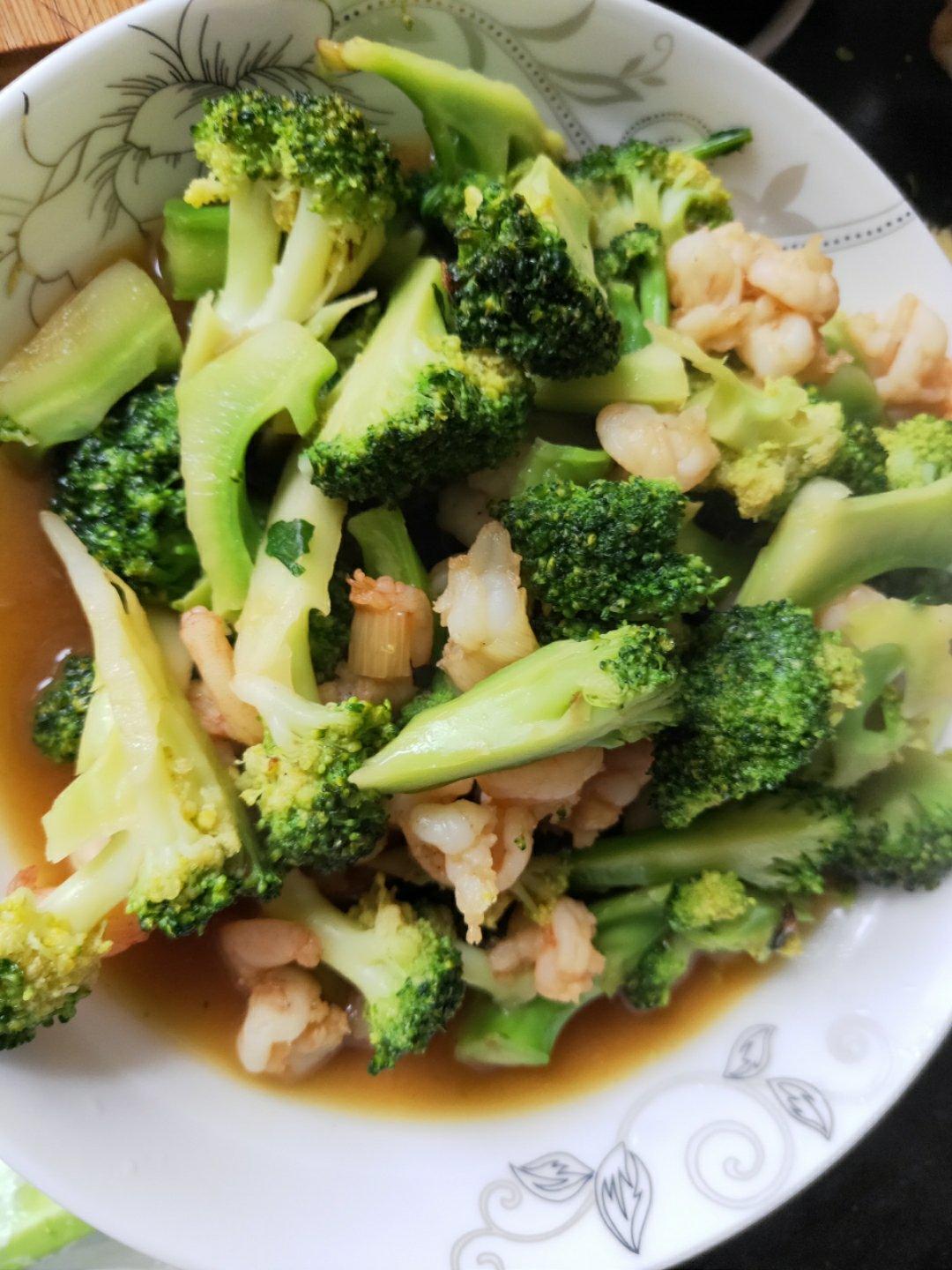 西兰花炒虾仁🍤