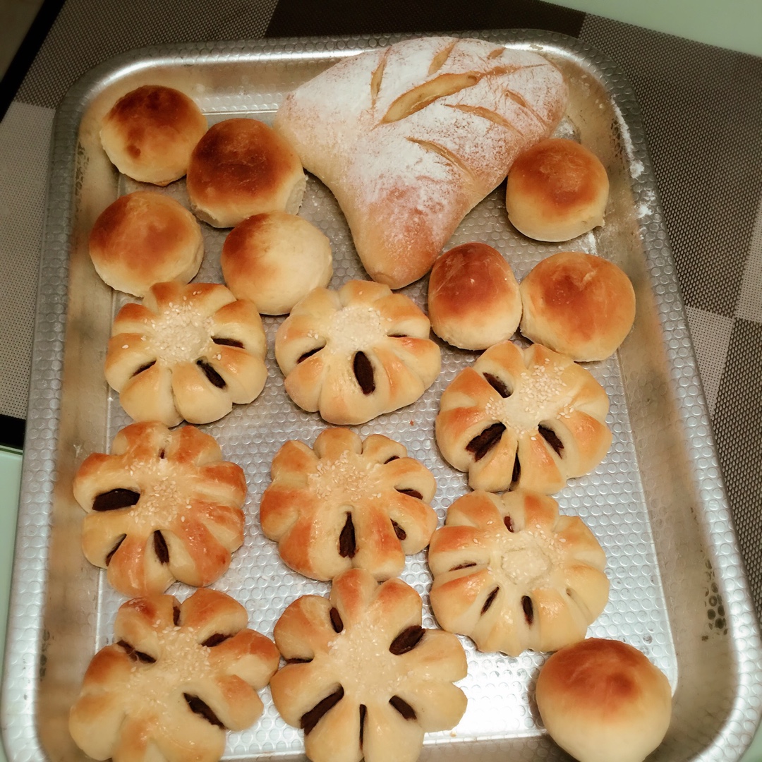 花式抹茶红豆包